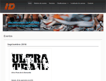 Tablet Screenshot of inscripcionesdeportivas.com